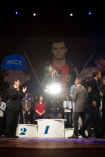  Alexy Bosetti participe à la remise des victoires du sport, prix remis par la ville de Nice
